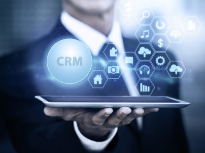 customer-relationship-management-concept CRM software
