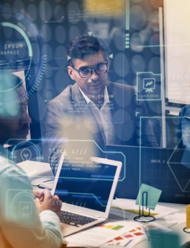 person-working-html-computer IT solutions