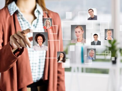 woman-selecting-pictures-people HR and Employee Portal Development