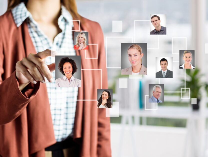 woman-selecting-pictures-people HR and Employee Portal Development