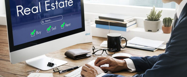 House Loan Estate Sell Mortgage Concept CRM Solutions for Real Estate Agencies in Dubai