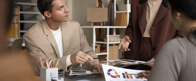 side-view-colleagues-working-as-team Professional Branding Services in Dubai