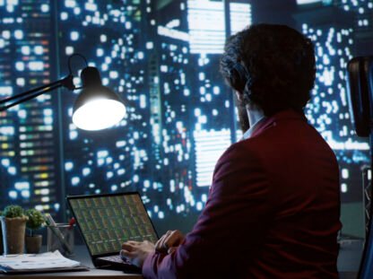 Financial analysts examines stock market conditions cybersecurity threats uae businesses 2026