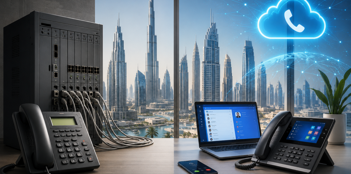 : PABX vs VoIP office phone system comparison Dubai 2026