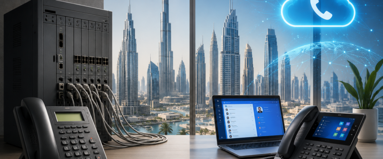 : PABX vs VoIP office phone system comparison Dubai 2026