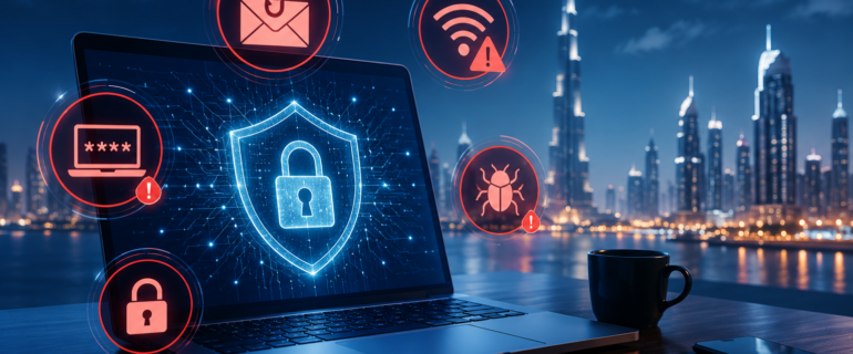 ChatGPT Image Jun 15, 2026, 06_57_18 PM top 5 cybersecurity mistakes Dubai SME businesses make 2026