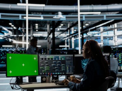 Server hub expert using AI programming language on chroma key computer firewall installation Dubai business office 2026 guide